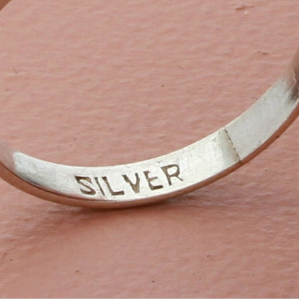 Antique Paste Stone Diamond Ring - image 3